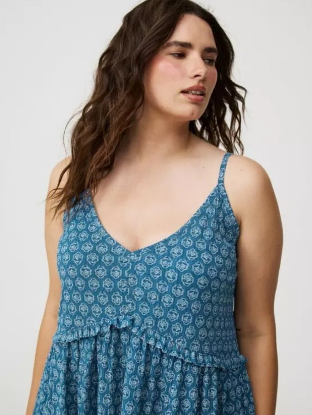 Torrid Ruffle Layered Tank - Picture 3 of 8
